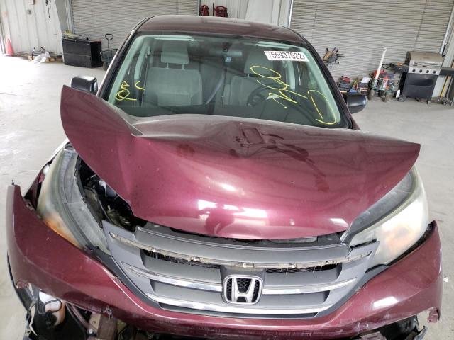 Photo 7 from auction – 2012 HONDA CR-V LX with VIN 5J6RM3H3XCL014478