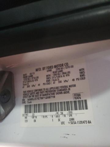Photo 10 from auction – 2015 FORD TRANSIT CO with VIN NM0LE7E76F1208719