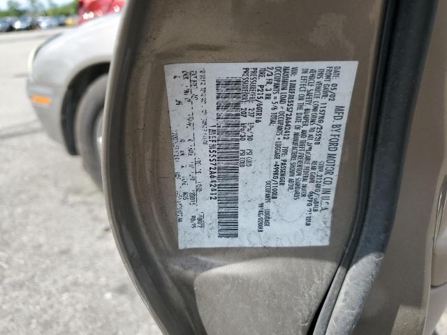 Photo 10 from auction – 2002 MERCURY SABLE LS with VIN 1MEFM55S72A642412