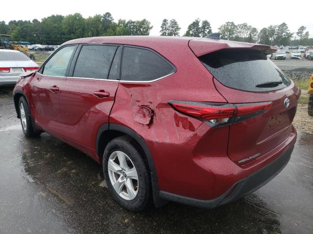 Photo 3 from auction – 2022 TOYOTA HIGHLANDER with VIN 5TDBBRCH1NS553530