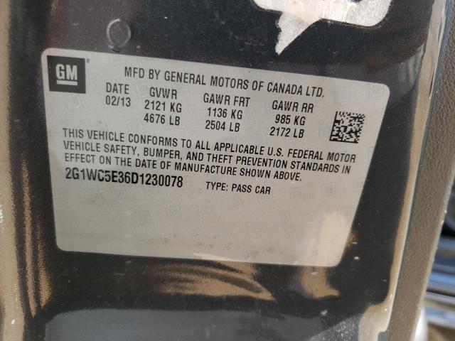 Photo 10 from auction – 2013 CHEVROLET IMPALA LTZ with VIN 2G1WC5E36D1230078