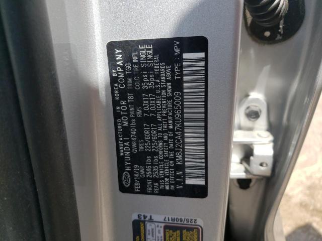 Photo 10 from auction – 2019 HYUNDAI TUCSON SE with VIN KM8J2CA47KU965009