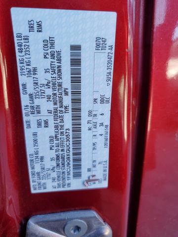 Photo 10 from auction – 2016 FORD ESCAPE SE with VIN 1FMCU9G9XGUC30573