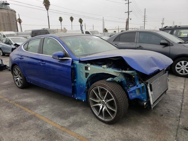GENESIS G70 BASE 2022 with VIN KMTG34TA5NU089812 - Photo from auction
