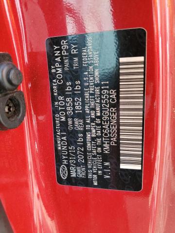 Photo 10 from auction – 2016 HYUNDAI VELOSTER T with VIN KMHTC6AE9GU255911