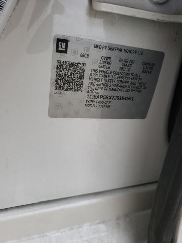 Photo 10 from auction – 2018 CADILLAC CTS with VIN 1G6AP5SX7J0184591