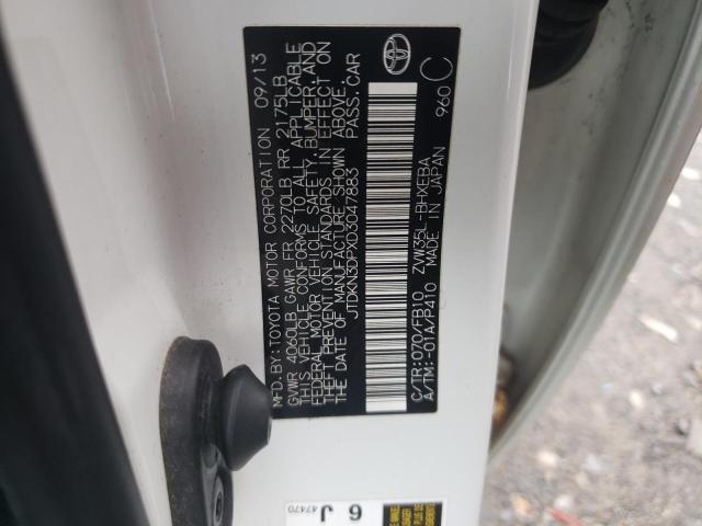 Photo 10 from auction – 2013 TOYOTA PRIUS PLUG with VIN JTDKN3DPXD3047883