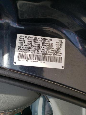 Photo 10 from auction – 2004 HONDA ODYSSEY EX with VIN 5FNRL18994B009004