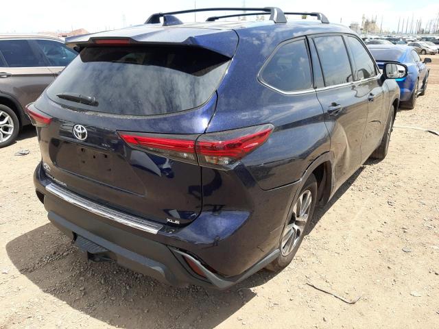 Photo 4 from auction – 2020 TOYOTA HIGHLANDER with VIN 5TDHZRAH5LS026483