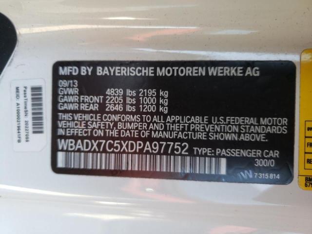 Photo 10 from auction – 2013 BMW 335 I with VIN WBADX7C5XDPA97752