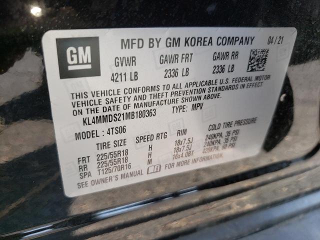 Photo 10 from auction – 2021 BUICK ENCORE with VIN KL4MMDS21MB180363