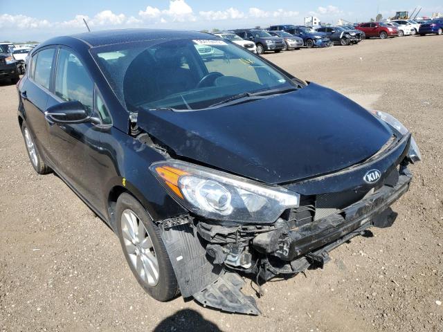 KIA FORTE EX 2015 with VIN KNAFX5A87F5375271 - Photo from auction
