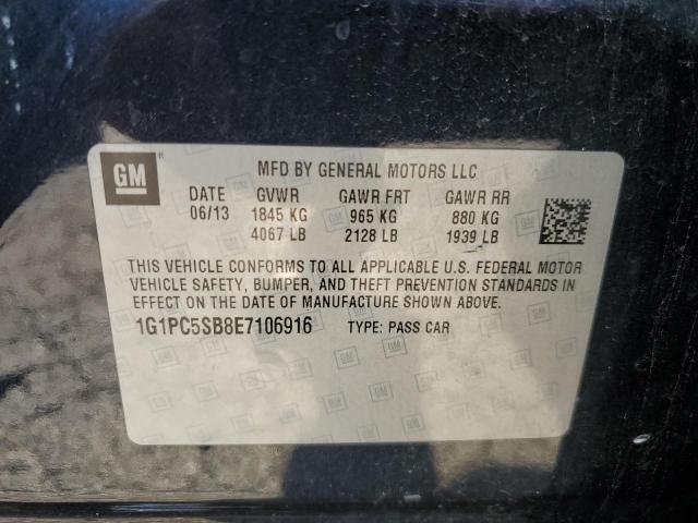 Photo 10 from auction – 2014 CHEVROLET CRUZE LT with VIN 1G1PC5SB8E7106916