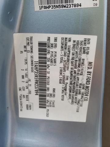 Photo 10 from auction – 2009 FORD FOCUS SE with VIN 1FAHP35N59W237894