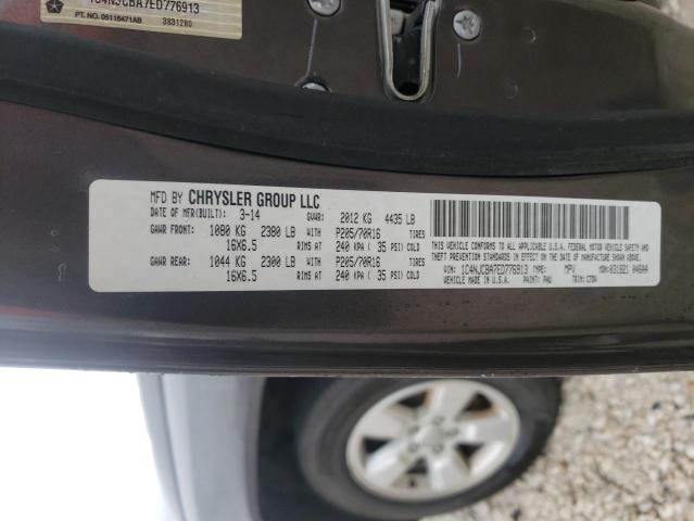 Photo 10 from auction – 2014 JEEP COMPASS SP with VIN 1C4NJCBA7ED776913