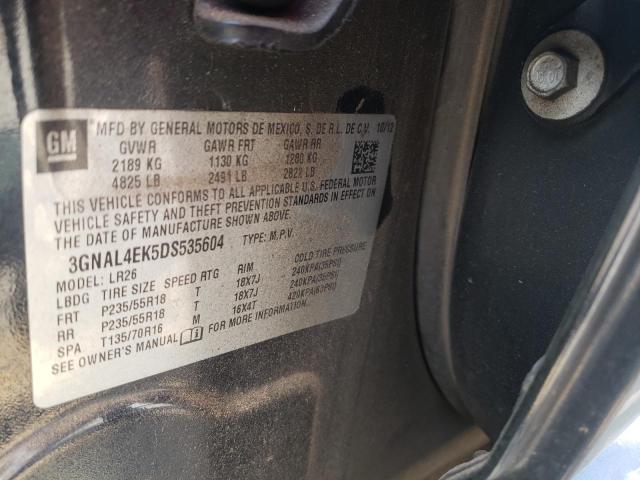 Photo 10 from auction – 2013 CHEVROLET CAPTIVA LT with VIN 3GNAL4EK5DS535604
