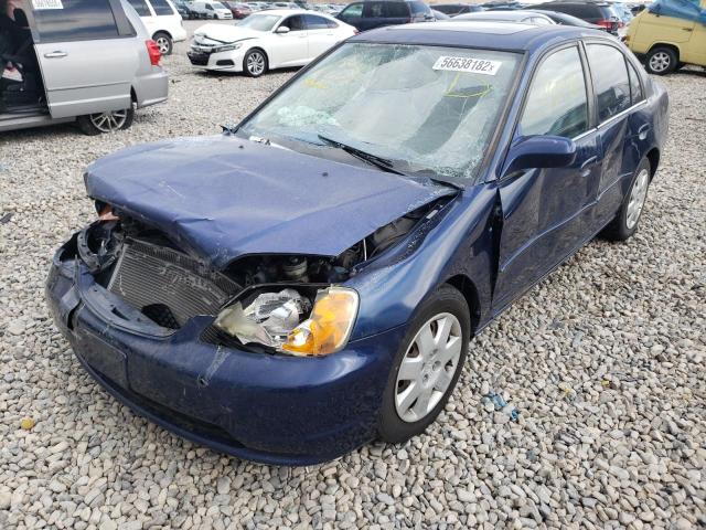Photo 2 from auction – 2001 HONDA CIVIC EX with VIN 2HGES26781H617919