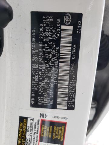 Photo 10 from auction – 2011 TOYOTA CAMRY BASE with VIN 4T1BF3EK9BU582710