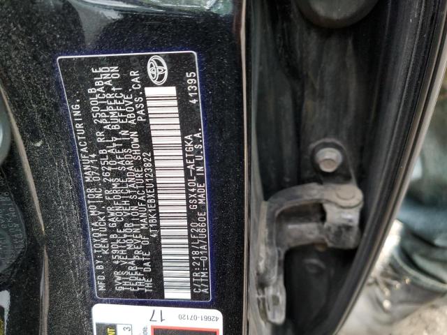 Photo 10 from auction – 2014 TOYOTA AVALON BAS with VIN 4T1BK1EBXEU123822