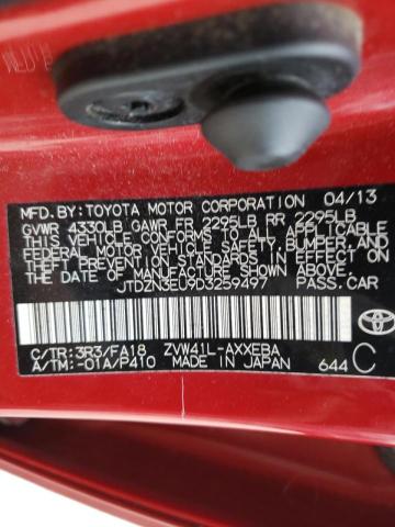 Photo 10 from auction – 2013 TOYOTA PRIUS V with VIN JTDZN3EU9D3259497