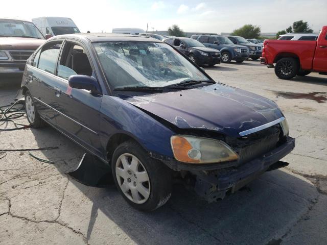 HONDA CIVIC EX 2002 with VIN 1HGES26762L050663 - Photo from auction