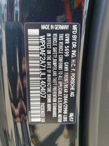 Photo 10 from auction – 2018 PORSCHE PANAMERA T with VIN WP0AF2A71JL140407