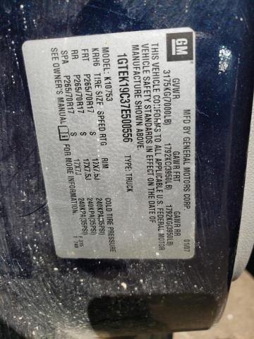 Photo 10 from auction – 2007 GMC NEW SIERRA with VIN 1GTEK19C37E500556