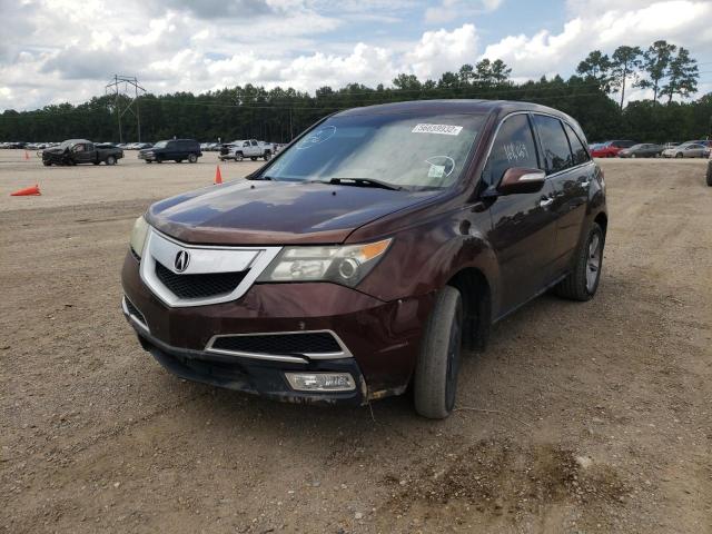 Photo 2 from auction – 2011 ACURA MDX TECHNO with VIN 2HNYD2H68BH541625