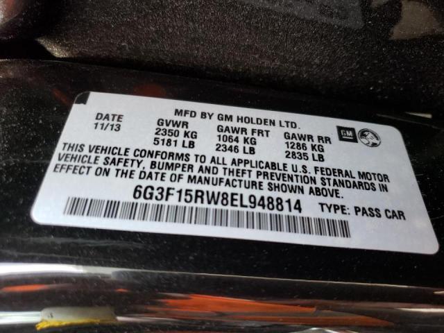 Photo 10 from auction – 2014 CHEVROLET SS with VIN 6G3F15RW8EL948814