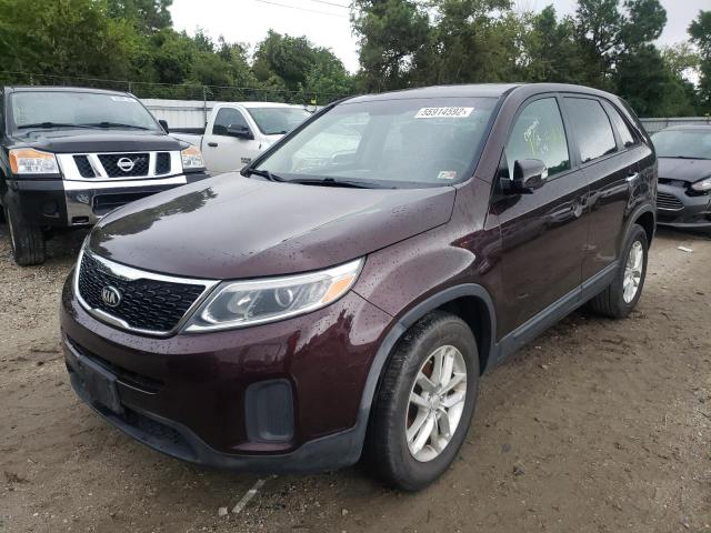 Photo 2 from auction – 2015 KIA SORENTO LX with VIN 5XYKT3A65FG594480