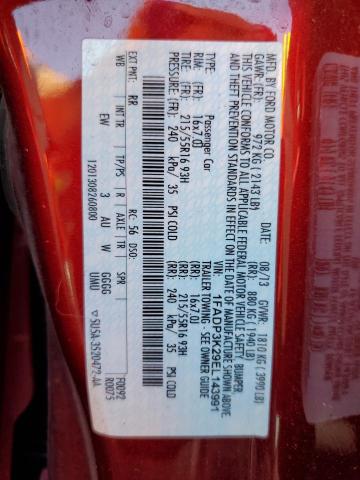 Photo 10 from auction – 2014 FORD FOCUS SE with VIN 1FADP3K29EL143991