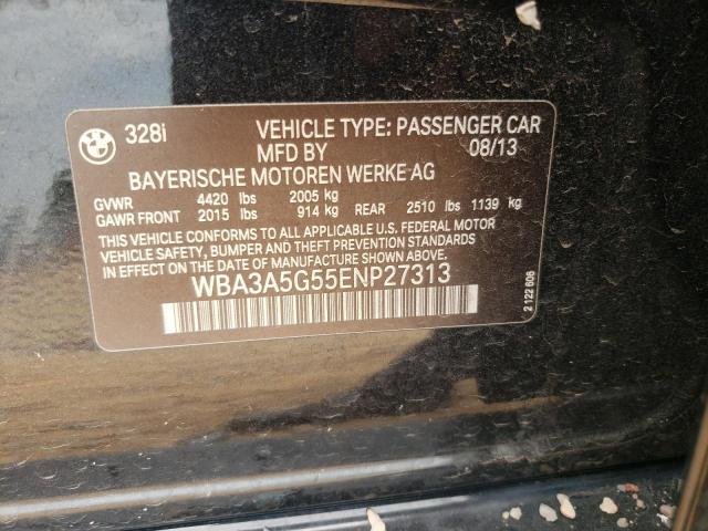 Photo 10 from auction – 2014 BMW 328 I with VIN WBA3A5G55ENP27313