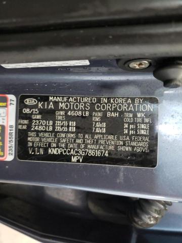 Photo 10 from auction – 2016 KIA SPORTAGE E with VIN KNDPCCAC3G7861674