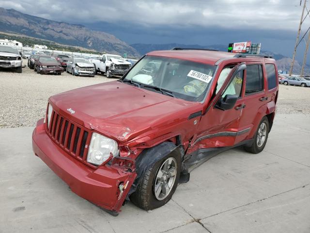 Photo 2 from auction – 2008 JEEP LIBERTY SP with VIN 1J8GN28K98W258519