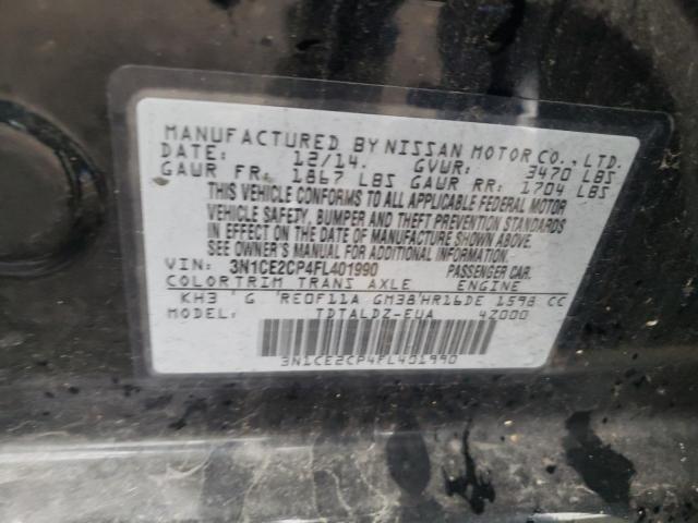 Photo 10 from auction – 2015 NISSAN VERSA NOTE with VIN 3N1CE2CP4FL401990