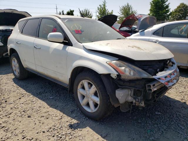 NISSAN MURANO SL 2004 with VIN JN8AZ08W44W304703 - Photo from auction