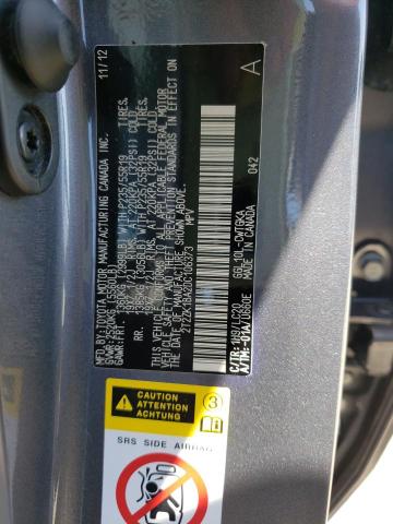 Photo 10 from auction – 2013 LEXUS RX 350 with VIN 2T2ZK1BA2DC106373