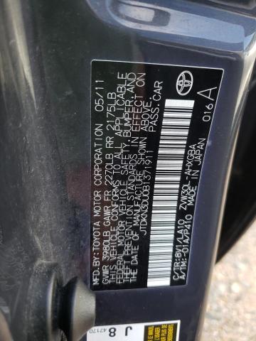 Photo 10 from auction – 2011 TOYOTA PRIUS with VIN JTDKN3DU0B1371911