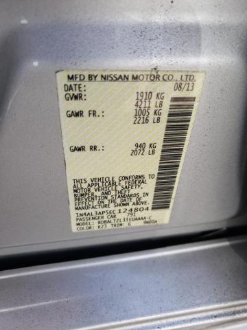 Photo 10 from auction – 2014 NISSAN ALTIMA 2.5 with VIN 1N4AL3AP5EC124804