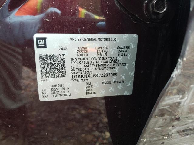 Photo 10 from auction – 2018 GMC ACADIA DEN with VIN 1GKKNXLS4JZ207069