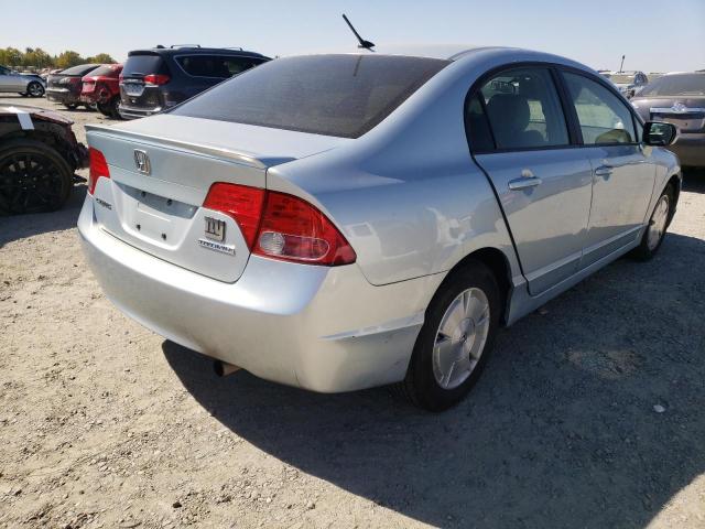 Photo 4 from auction – 2008 HONDA CIVIC HYBR with VIN JHMFA36248S013267