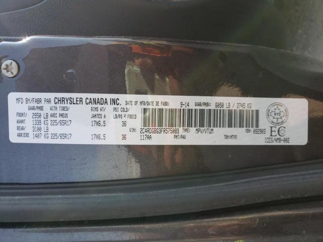 Photo 10 from auction – 2015 DODGE GRAND CARA with VIN 2C4RDGBG3FR575089