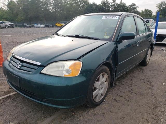 Photo 2 from auction – 2002 HONDA CIVIC EX with VIN 1HGES25752L035766