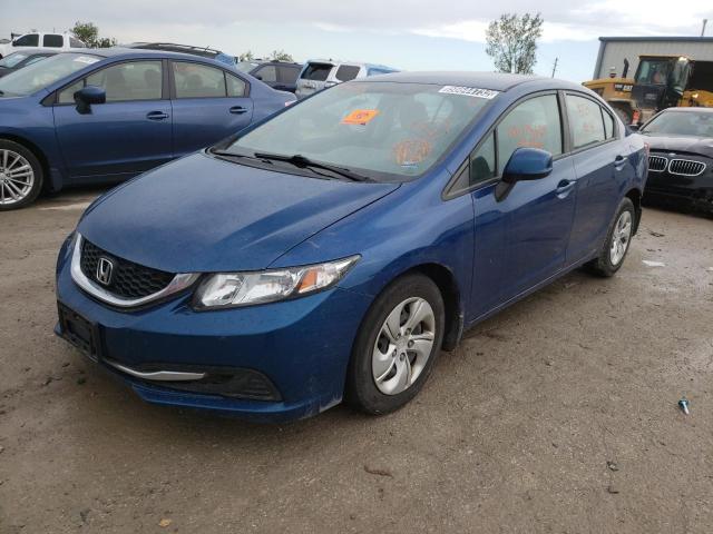Photo 2 from auction – 2013 HONDA CIVIC LX with VIN 19XFB2F52DE095726