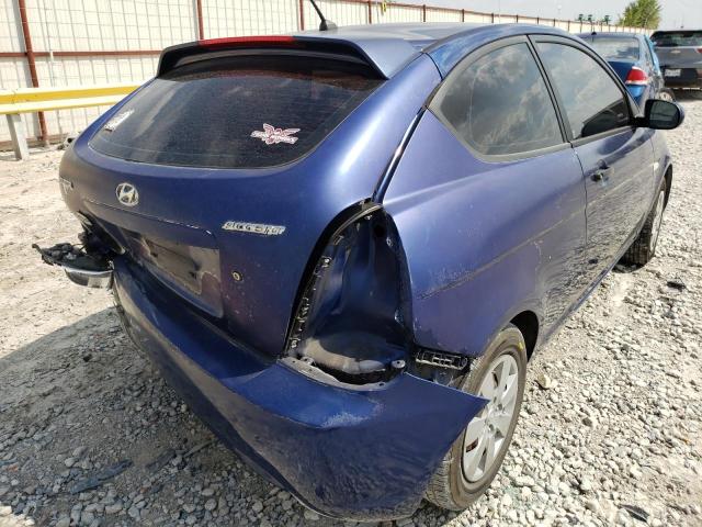 Photo 4 from auction – 2010 HYUNDAI ACCENT BLU with VIN KMHCM3AC2AU181877