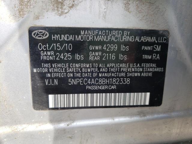 Zdjęcie 10 z aukcji – 2011 HYUNDAI SONATA SE z VIN 5NPEC4AC8BH182338
