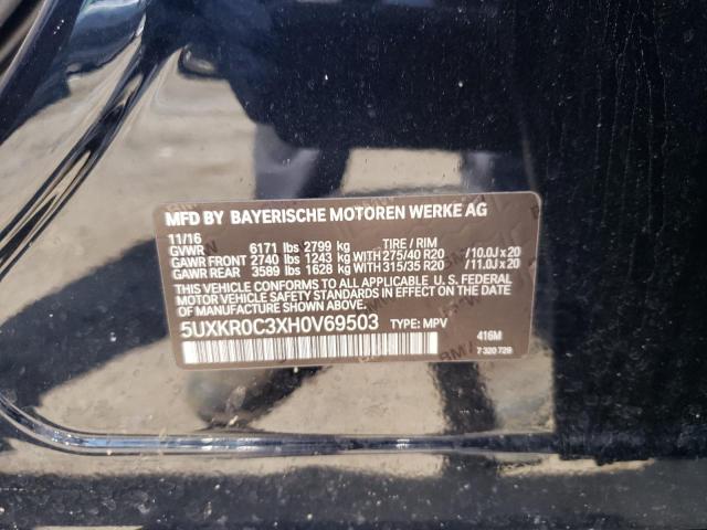 Photo 10 from auction – 2017 BMW X5 XDRIVE3 with VIN 5UXKR0C3XH0V69503