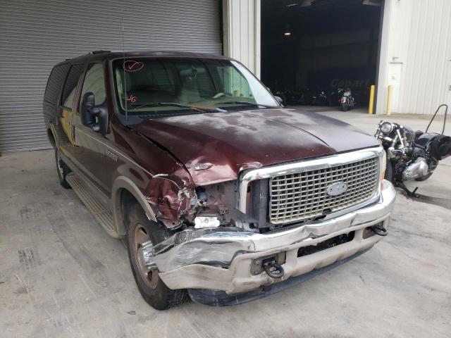 FORD EXCURSION 2001 with VIN 1FMNU42L41ED04344 - Photo from auction