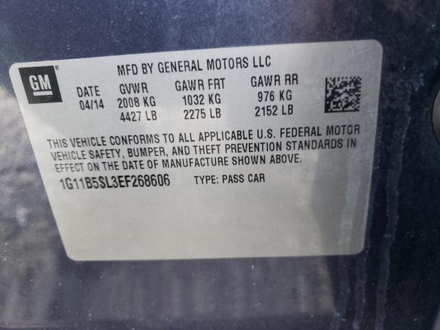 Photo 10 from auction – 2014 CHEVROLET MALIBU LS with VIN 1G11B5SL3EF268606