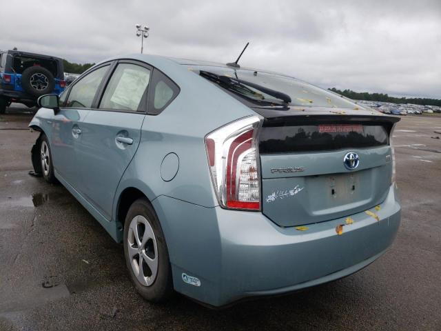 Photo 3 from auction – 2015 TOYOTA PRIUS with VIN JTDKN3DU7F1926259